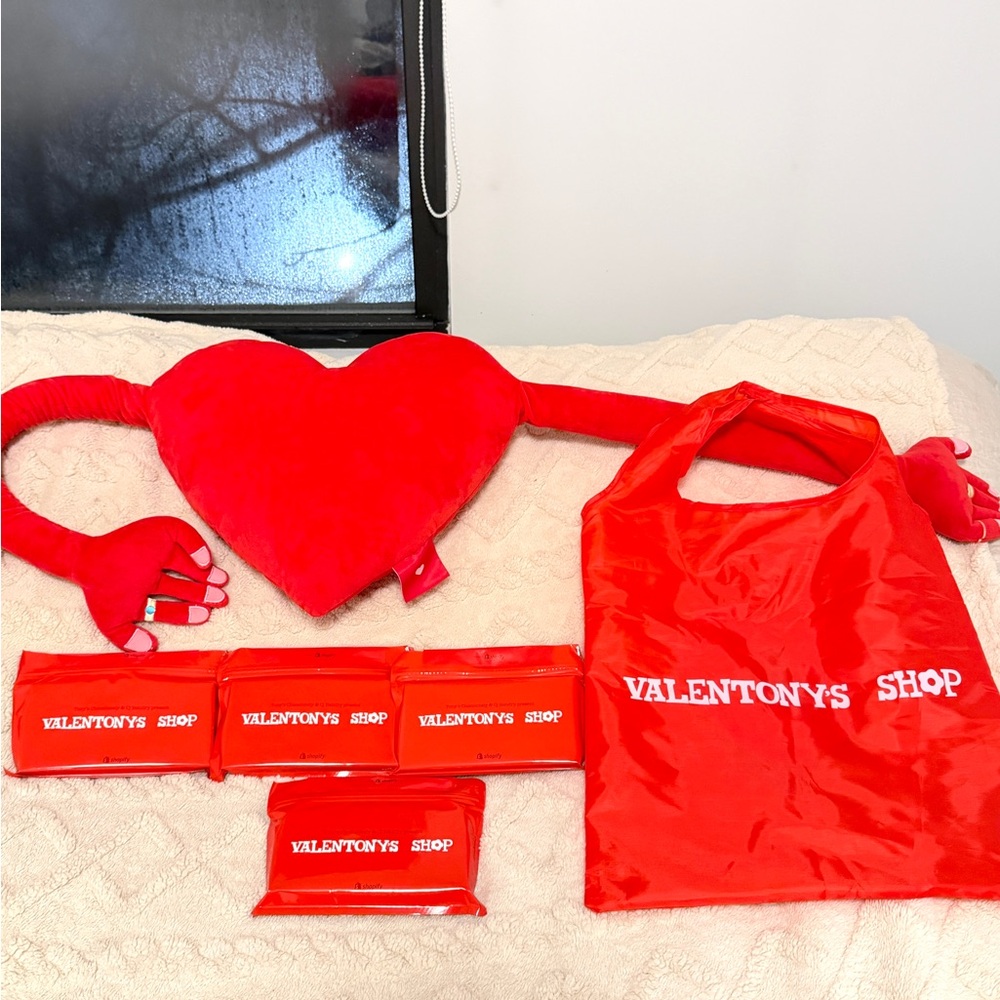 CJ Henry x Tony's Chocoloney Heart Hands Plush Pillow Soft Toy and Chocolate Set